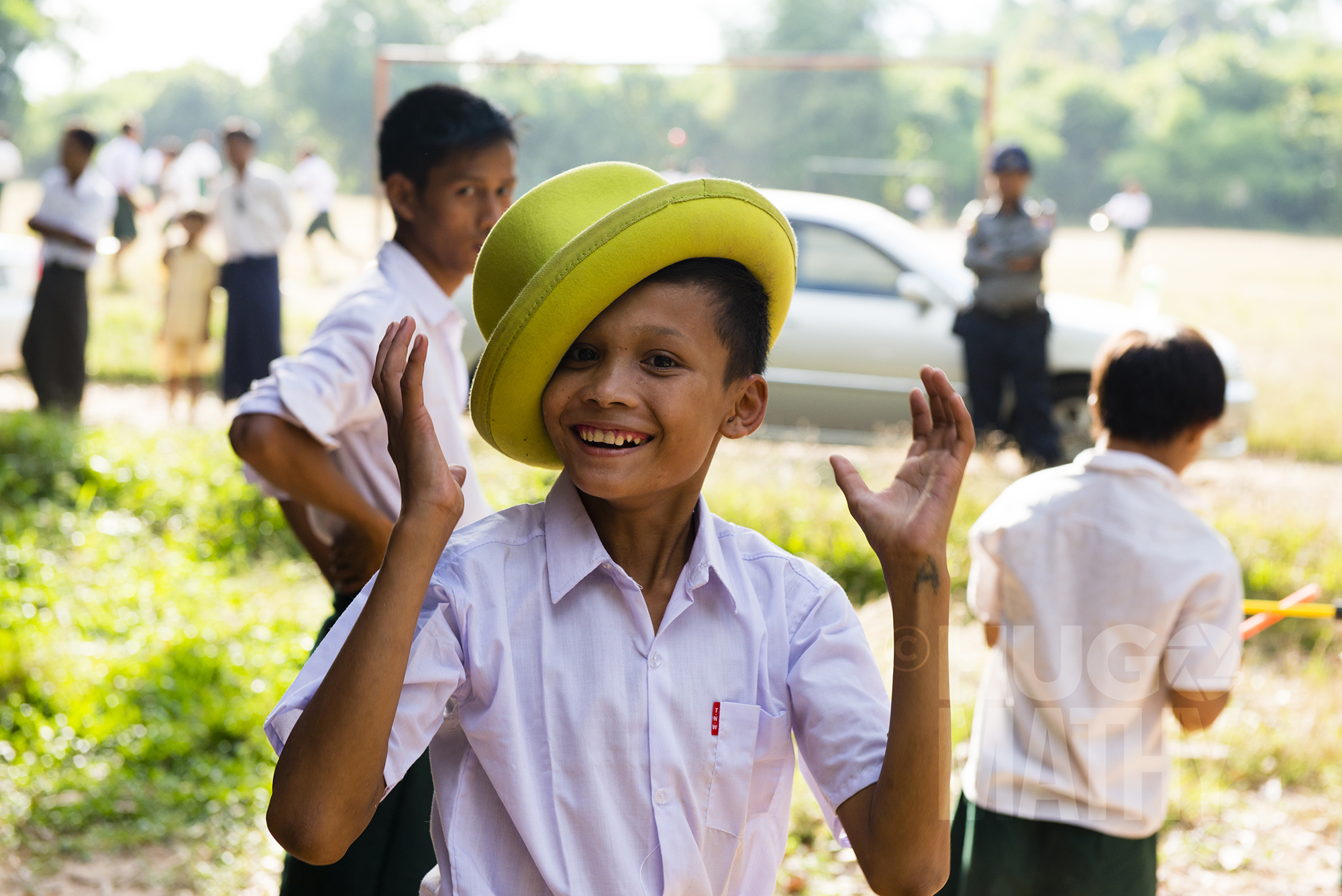 Social Circus workshop in the Hnit Aung San Training Center, Myanmar.